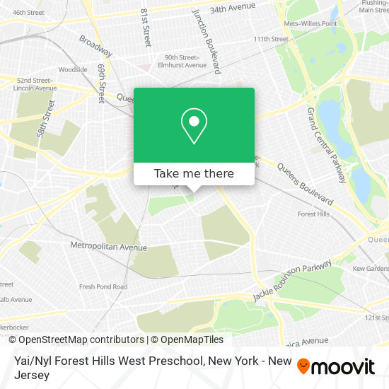 Mapa de Yai / Nyl Forest Hills West Preschool