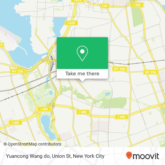 Mapa de Yuancong Wang do, Union St
