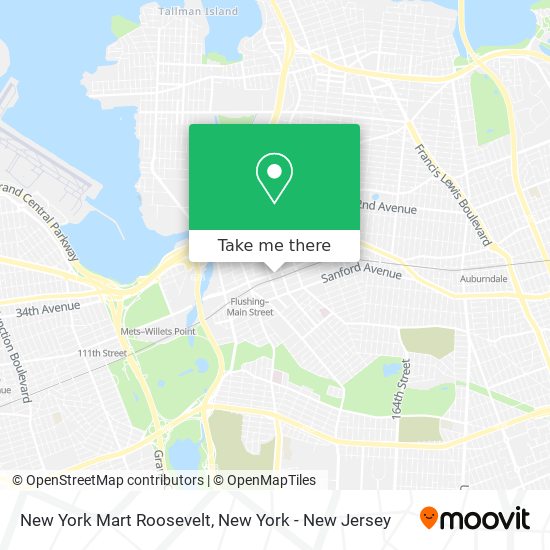 Mapa de New York Mart Roosevelt