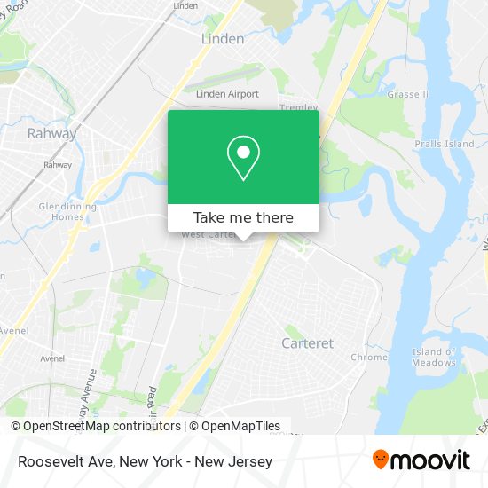 Roosevelt Ave map