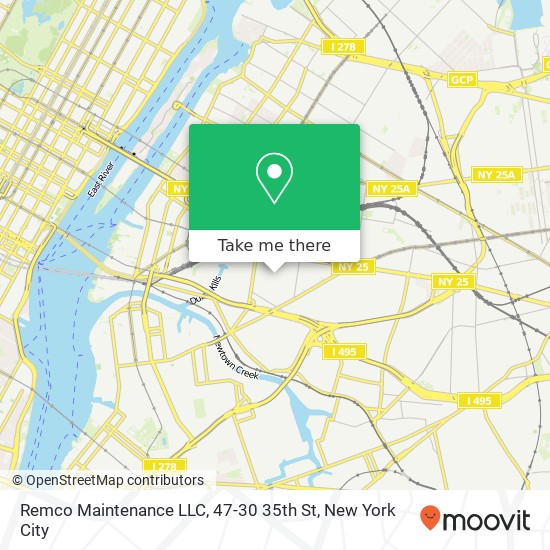 Mapa de Remco Maintenance LLC, 47-30 35th St
