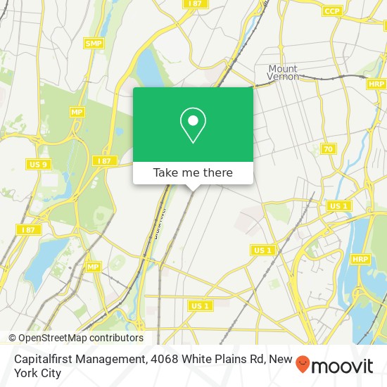 Capitalfirst Management, 4068 White Plains Rd map