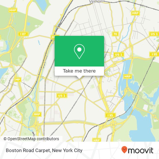 Boston Road Carpet, 3499 Boston Rd map