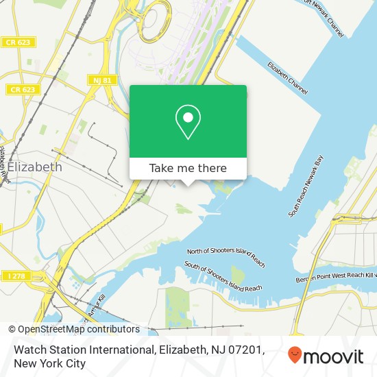 Watch Station International, Elizabeth, NJ 07201 map