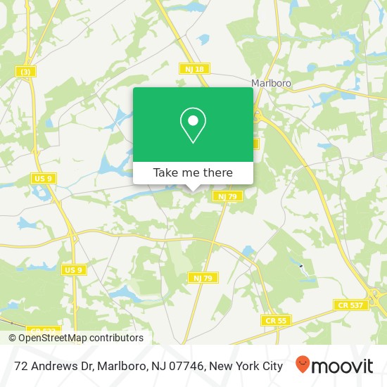 72 Andrews Dr, Marlboro, NJ 07746 map