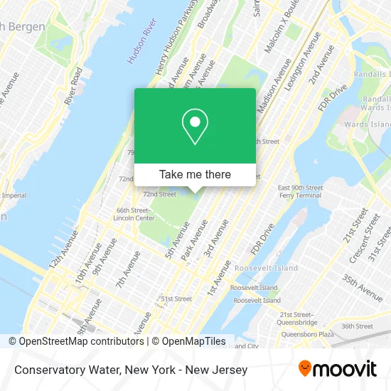 Conservatory Water map