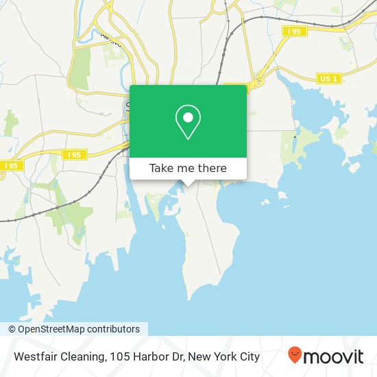 Mapa de Westfair Cleaning, 105 Harbor Dr