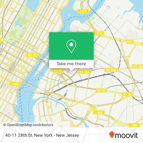 Mapa de 40-11 28th St