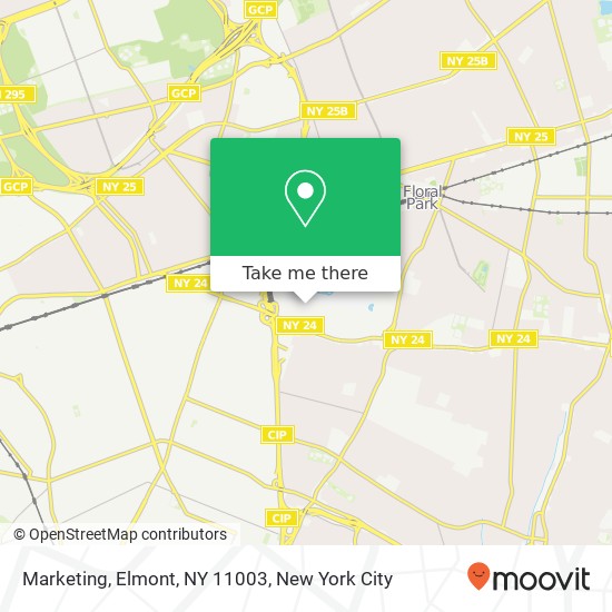 Marketing, Elmont, NY 11003 map