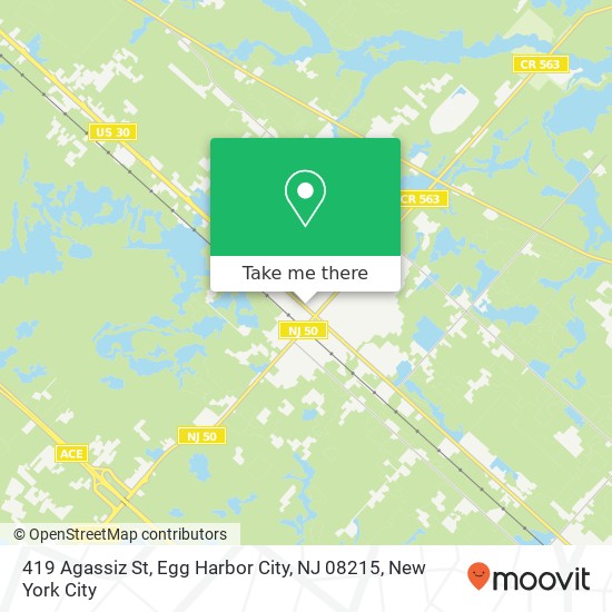 419 Agassiz St, Egg Harbor City, NJ 08215 map