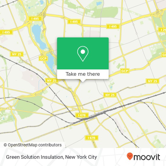 Mapa de Green Solution Insulation, 143-16 Hoover Ave