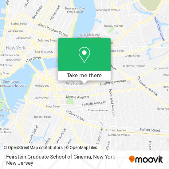 Feirstein Graduate School of Cinema map