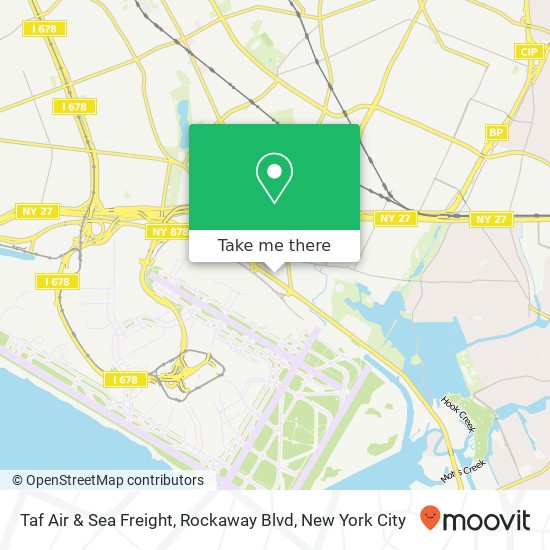 Mapa de Taf Air & Sea Freight, Rockaway Blvd