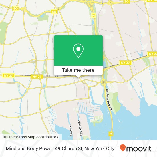 Mapa de Mind and Body Power, 49 Church St