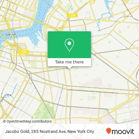 Jacobs Gold, 285 Nostrand Ave map