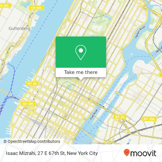 Isaac Mizrahi, 27 E 67th St map