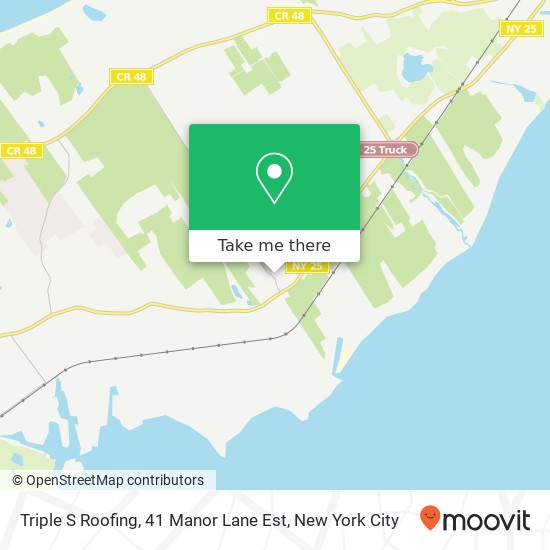 Triple S Roofing, 41 Manor Lane Est map