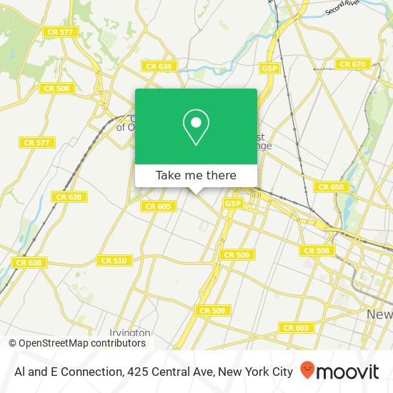 Al and E Connection, 425 Central Ave map