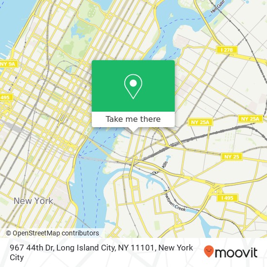 967 44th Dr, Long Island City, NY 11101 map