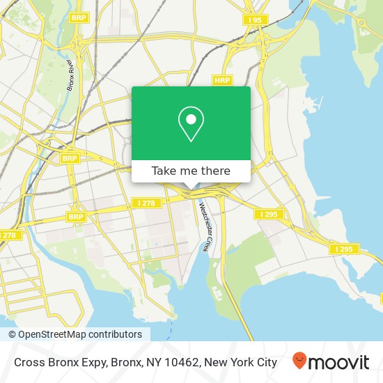 Mapa de Cross Bronx Expy, Bronx, NY 10462