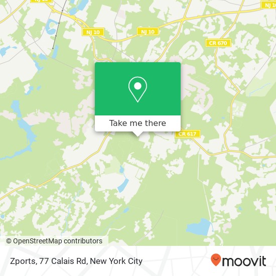 Zports, 77 Calais Rd map