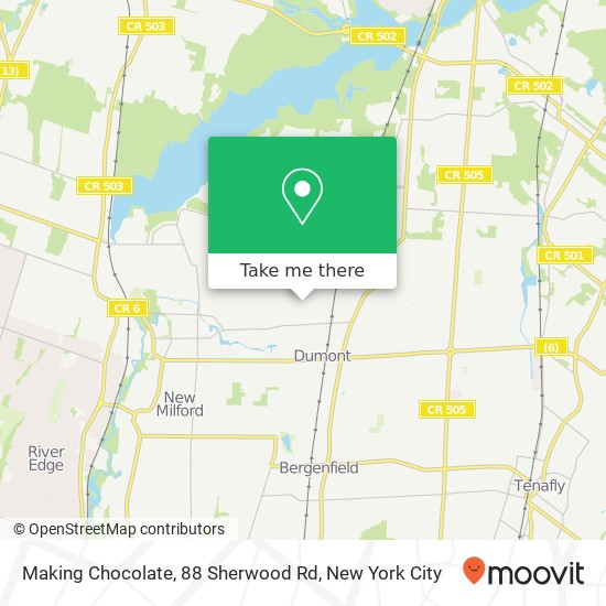 Mapa de Making Chocolate, 88 Sherwood Rd