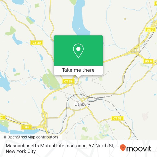 Massachusetts Mutual Life Insurance, 57 North St map