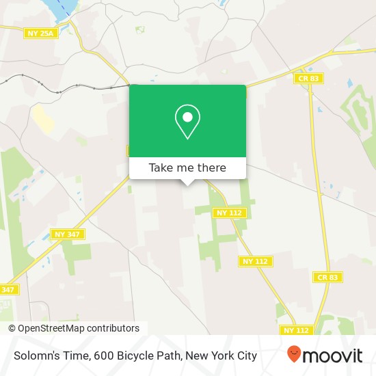 Mapa de Solomn's Time, 600 Bicycle Path