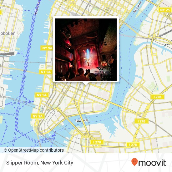Slipper Room map