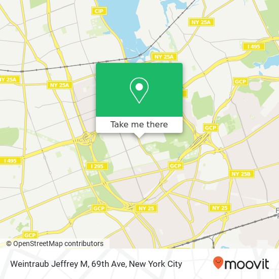 Mapa de Weintraub Jeffrey M, 69th Ave