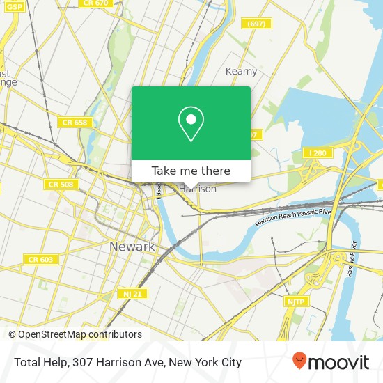 Total Help, 307 Harrison Ave map