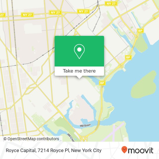 Mapa de Royce Capital, 7214 Royce Pl