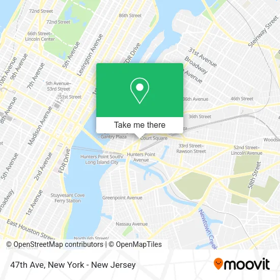 47th Ave map
