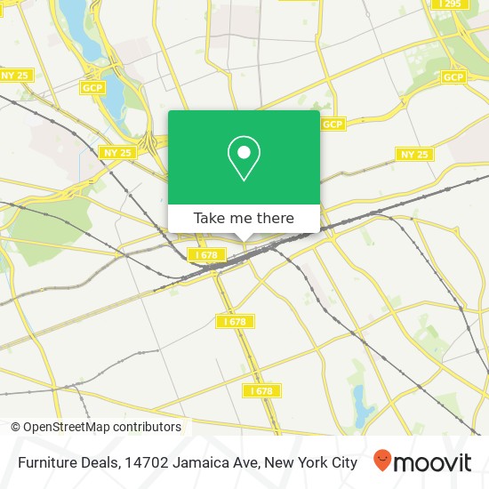 Mapa de Furniture Deals, 14702 Jamaica Ave