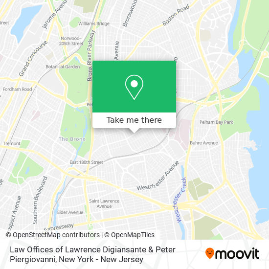 Mapa de Law Offices of Lawrence Digiansante & Peter Piergiovanni