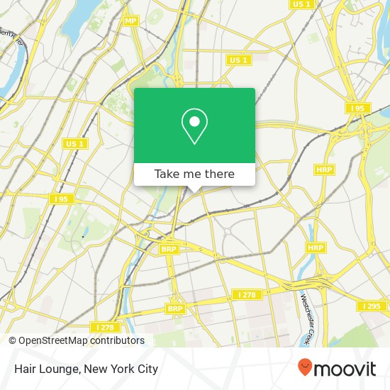 Hair Lounge map