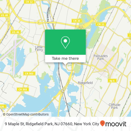 9 Maple St, Ridgefield Park, NJ 07660 map