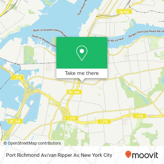 Mapa de Port Richmond Av/van Ripper Av