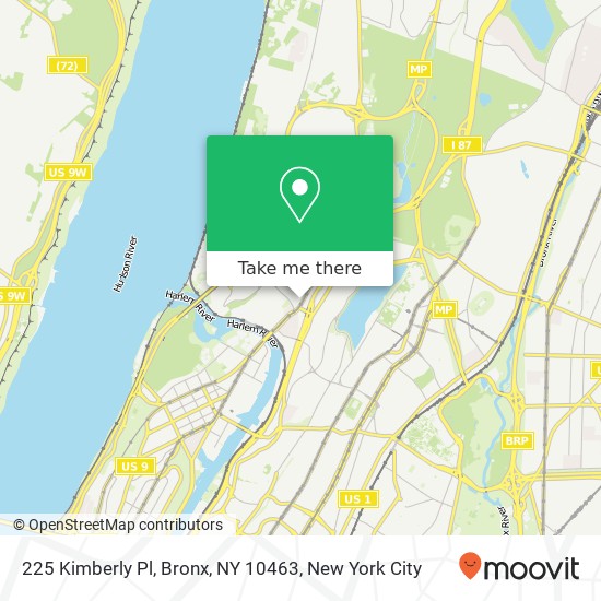 225 Kimberly Pl, Bronx, NY 10463 map