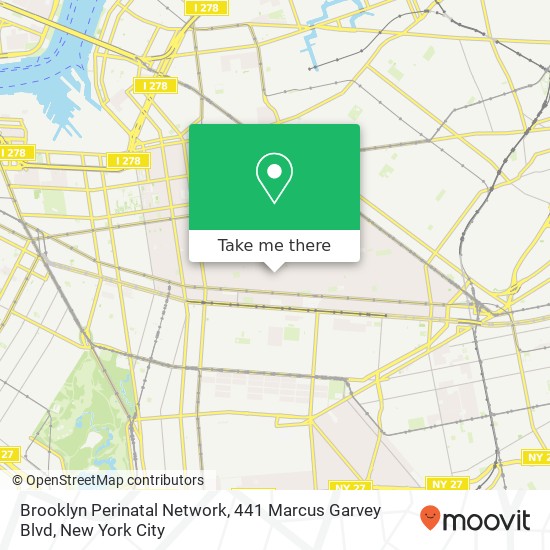 Brooklyn Perinatal Network, 441 Marcus Garvey Blvd map