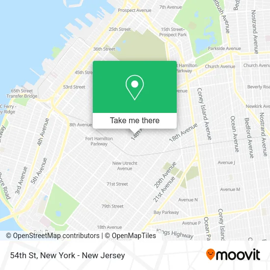 54th St map