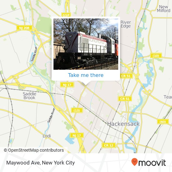 Maywood Ave, Maywood, NJ 07607 map