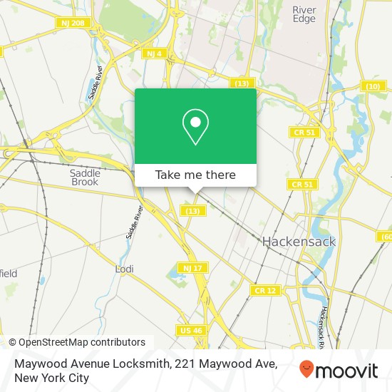 Maywood Avenue Locksmith, 221 Maywood Ave map