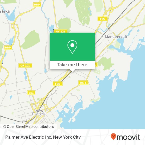 Mapa de Palmer Ave Electric Inc