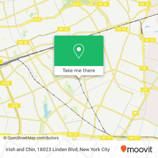 Irish and Chin, 18023 Linden Blvd map