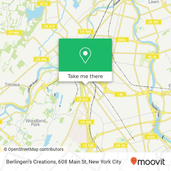 Berlingeri's Creations, 608 Main St map