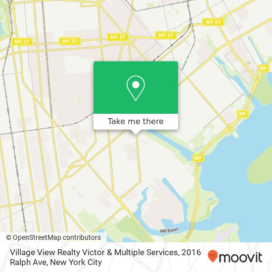 Village View Realty Victor & Multiple Services, 2016 Ralph Ave map