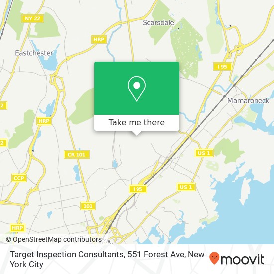 Target Inspection Consultants, 551 Forest Ave map