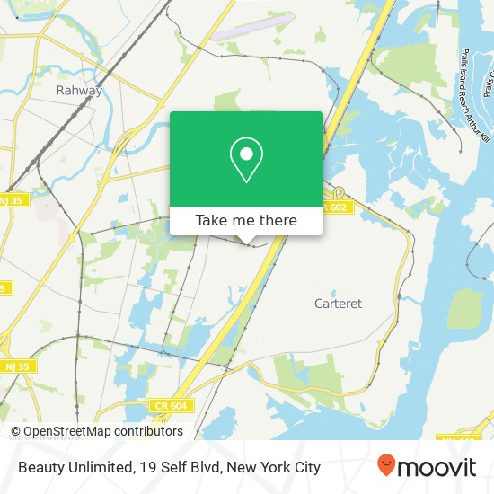 Mapa de Beauty Unlimited, 19 Self Blvd