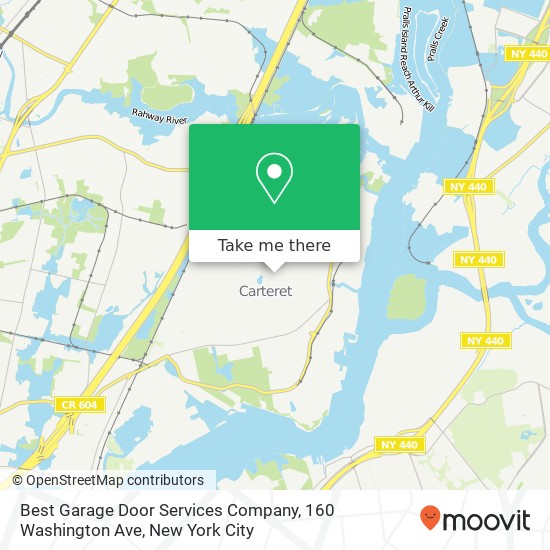 Best Garage Door Services Company, 160 Washington Ave map